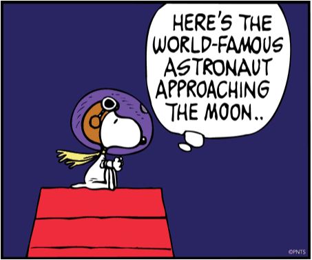 To the Moon: Snoopy Soars with NASA